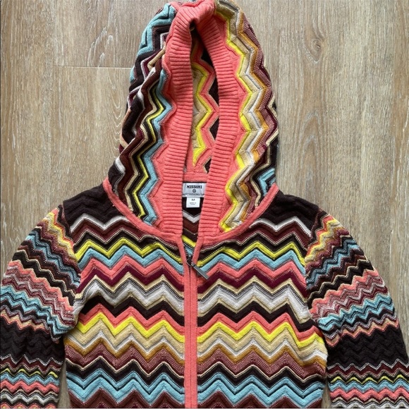 Missoni for Target Colore Zig Zag Hooded Zip-Up Cardigan - Picture 3 of 9